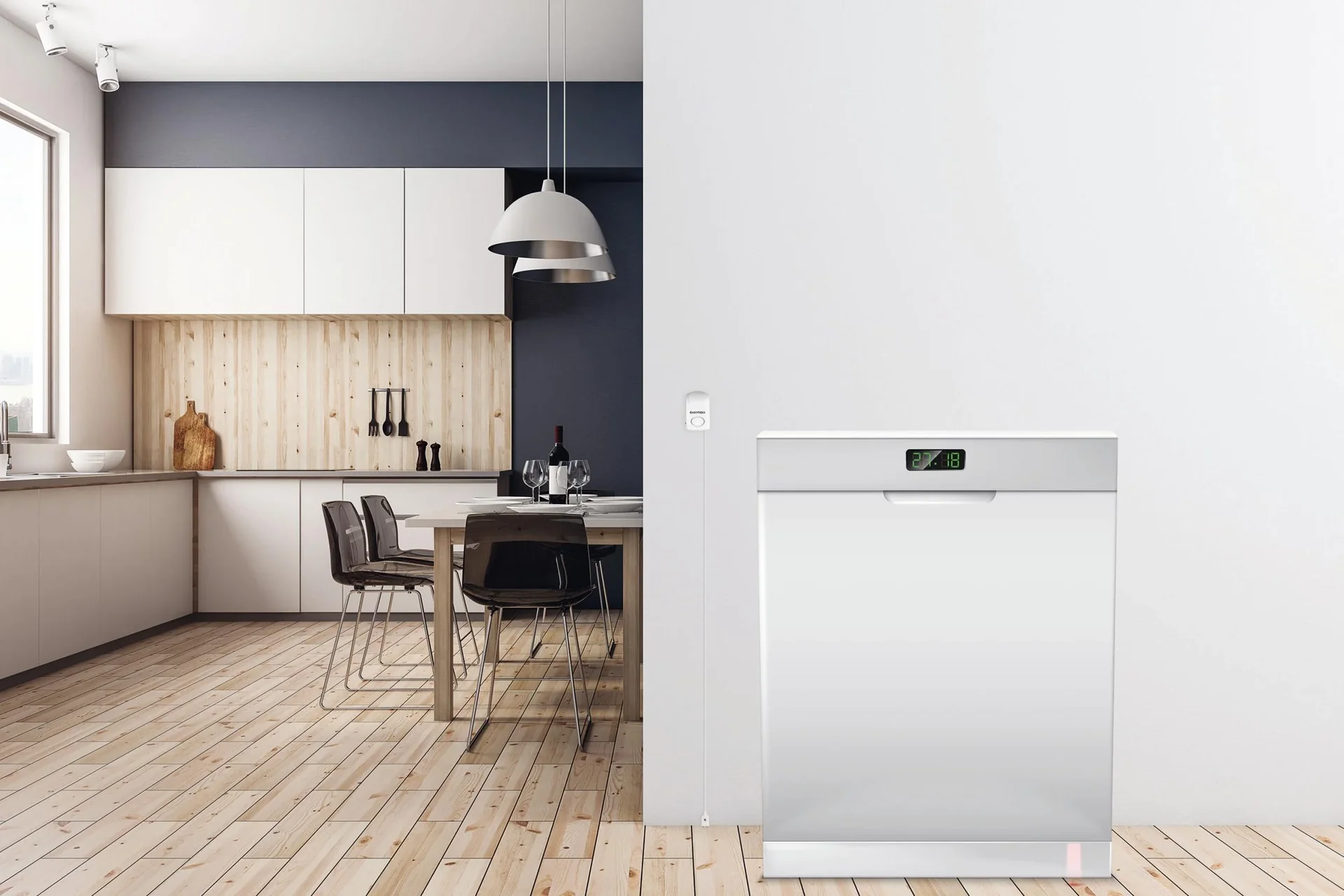 Wassermelder, Weiß, 9 Volt - 5