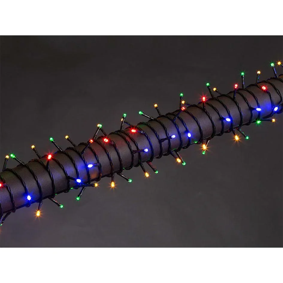 Vellight Weihnachtsbeleuchtung - 8m - 120 LEDs - Mehrfarbig - Innen & Außen - 0