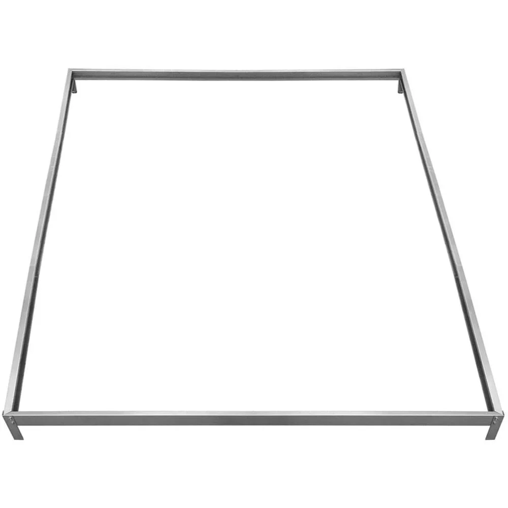 Aluminium-Gewächshaus 7,6 m³ mit Fundament - 2