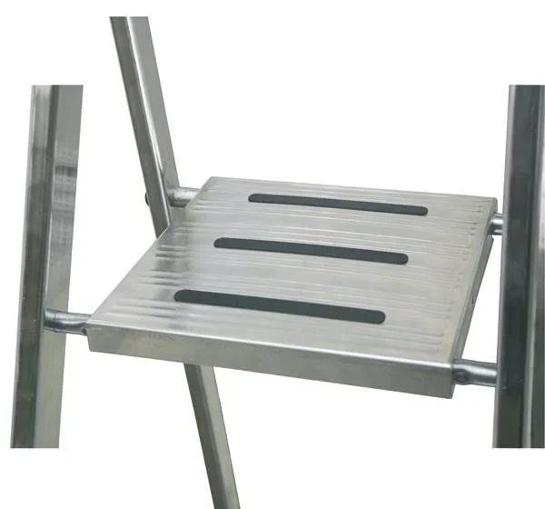 Stufen-Stehleiter Safepro (Alu) mit 2 Stufen und Sicherheitsbügel - 0