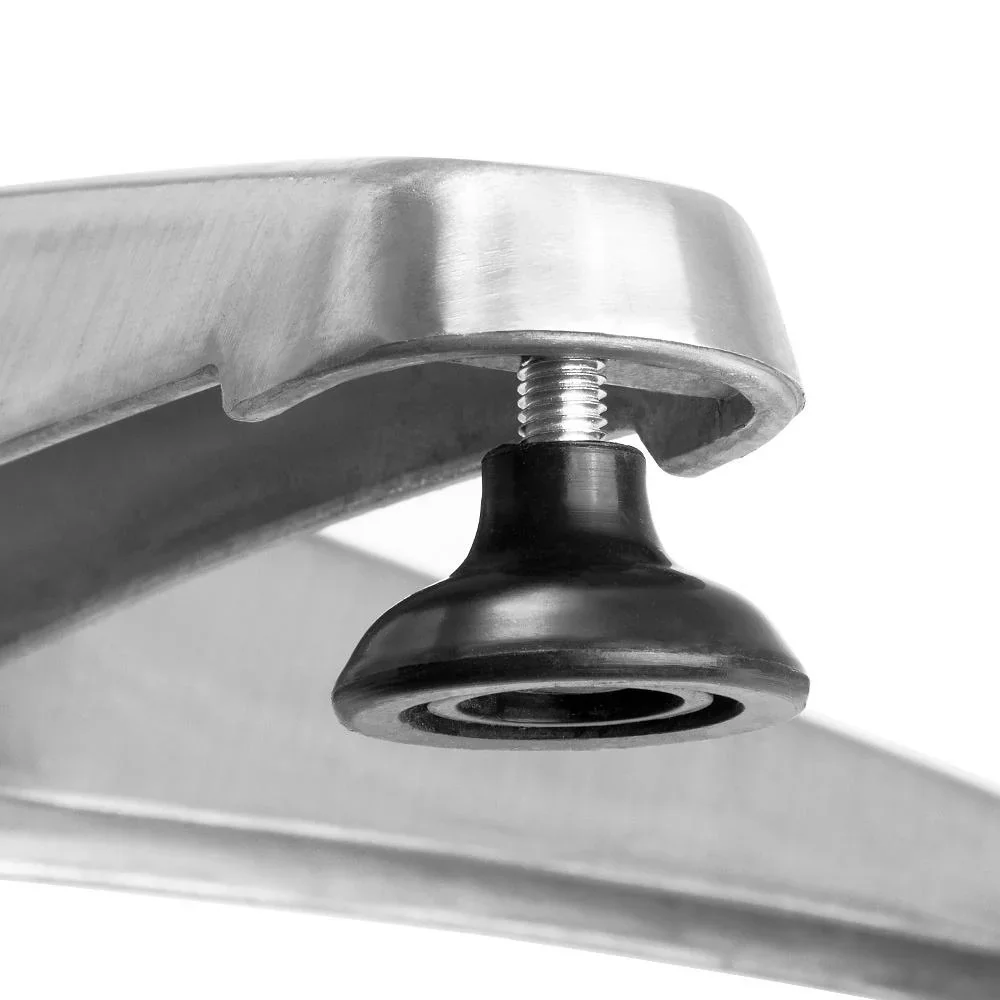 Tisch Aluminium Ø60cm in der Höhe verstellbar - 4