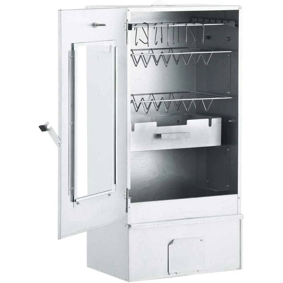 BBQ-Smoker mit 1 kg Holzchips 44,5x29x83 cm - 0