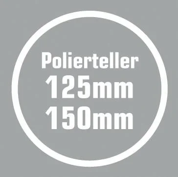 Exzenter Poliermaschine - 900 Watt - 15 mm Hub - im XXL Set - 8