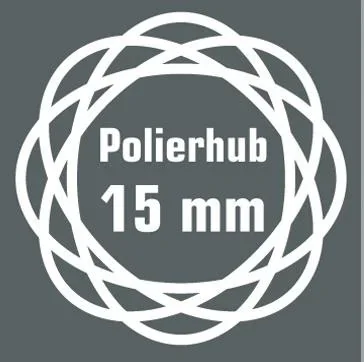 Exzenter Poliermaschine - 900 Watt - 15 mm Hub - im XXL Set - 10