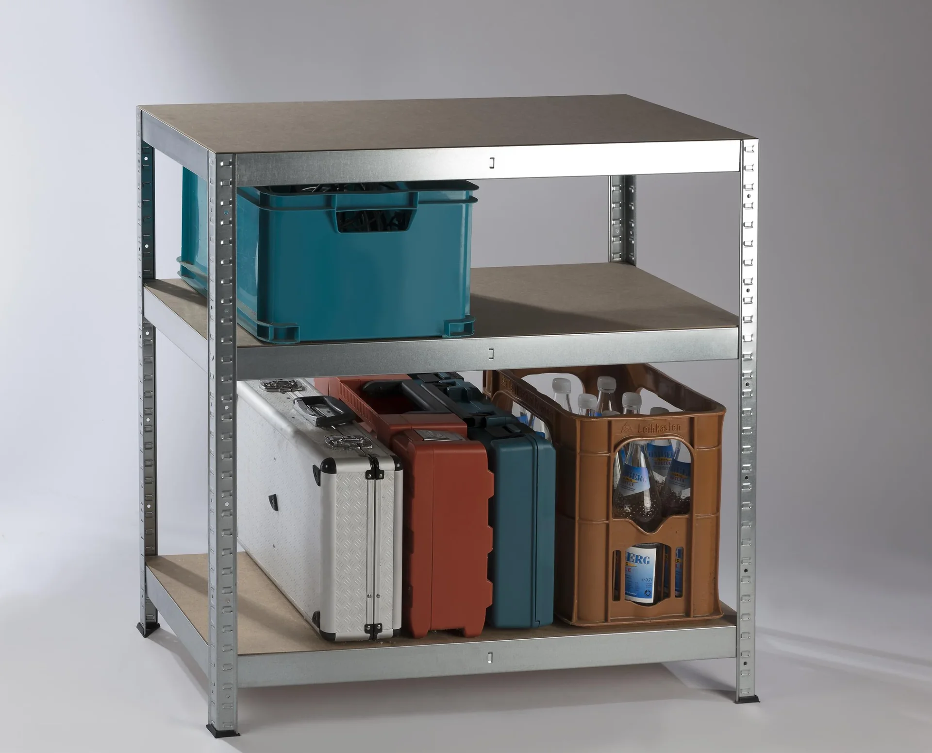 Lagerregal, 525 kg Tragkraft, 90 x 90 x 40 cm - 1