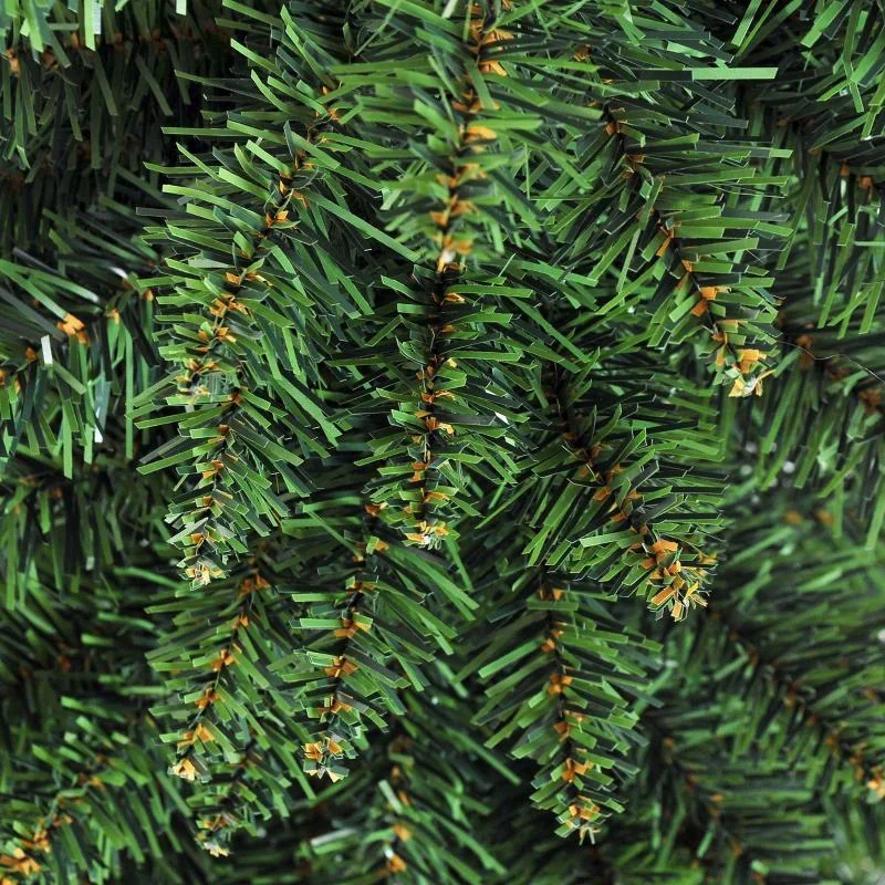 Weihnachtsbaum Tannenbaum mit Kunststoffständer 499 Spitzen PVC Grün Ø60 x 210 cm - 4