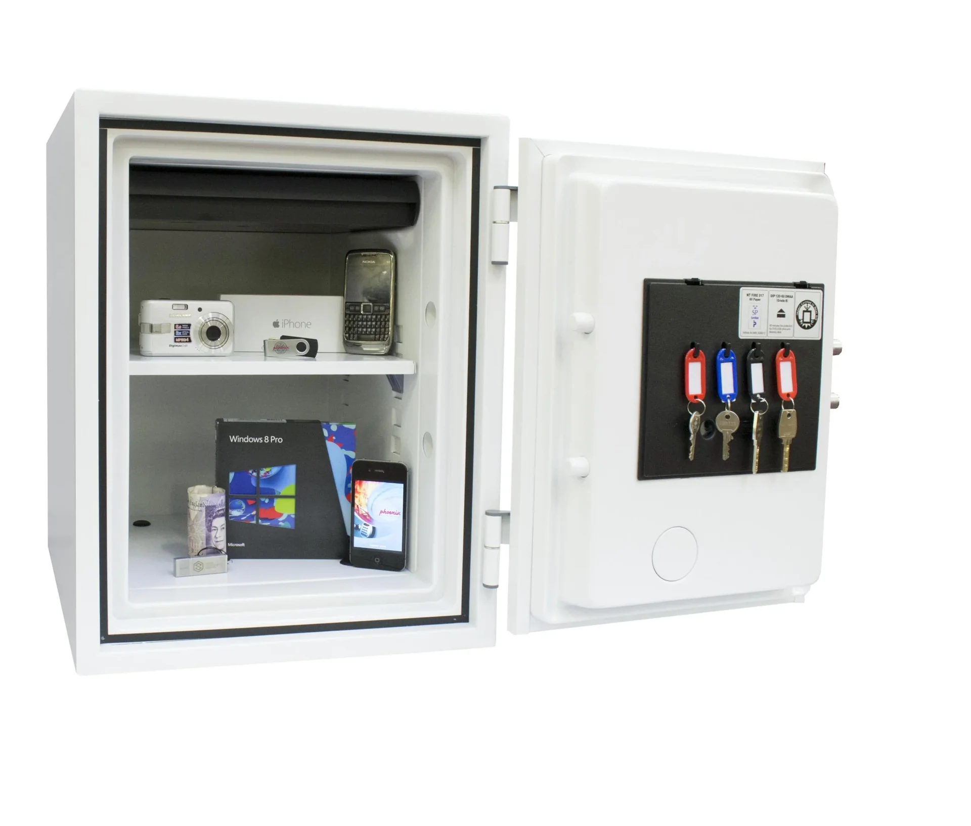 Dokumententresor Titan FS1283K mit hochwertigem Schlüsselschloss, inkl. 2 Schlüssel - 4