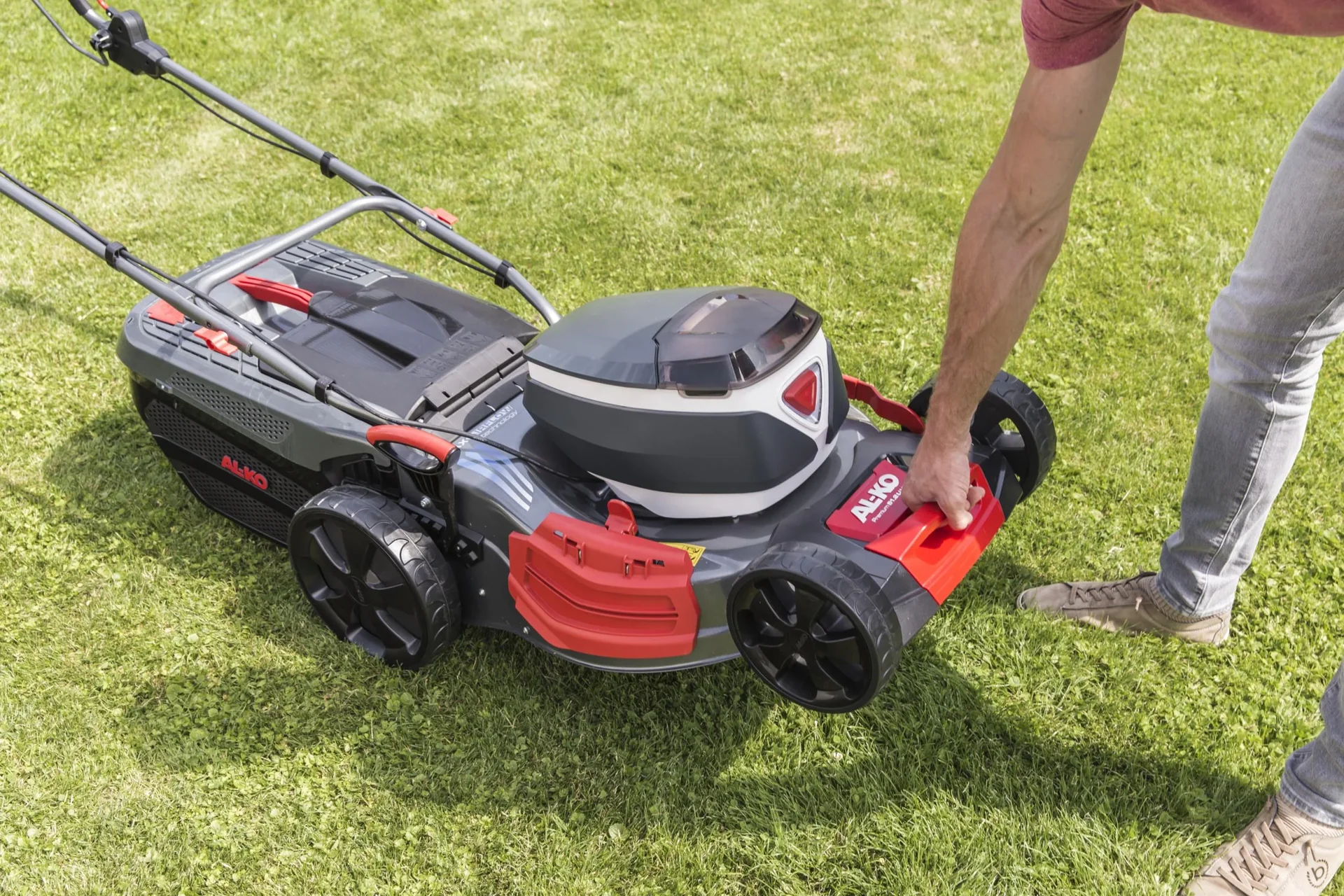 36 V ENERGY FLEX Akku-Rasenmäher 512 Li VS-W Premium - inkl. 2 Akku und Ladegerät - 10