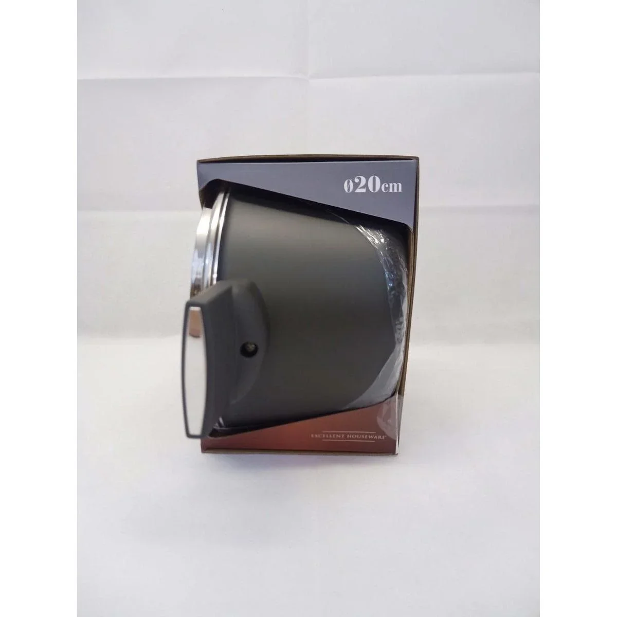 Kasserolle - Eintopf mit Deckel - 20 cm - Schwarz Kasserolle - Eintopf mit Deckel - 20 cm - Schwarz - 2