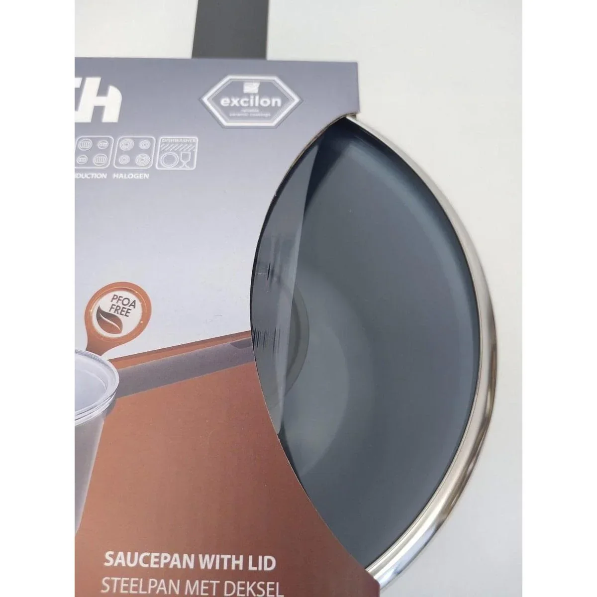 Kasserolle - Eintopf mit Deckel - 20 cm - Schwarz Kasserolle - Eintopf mit Deckel - 20 cm - Schwarz - 4