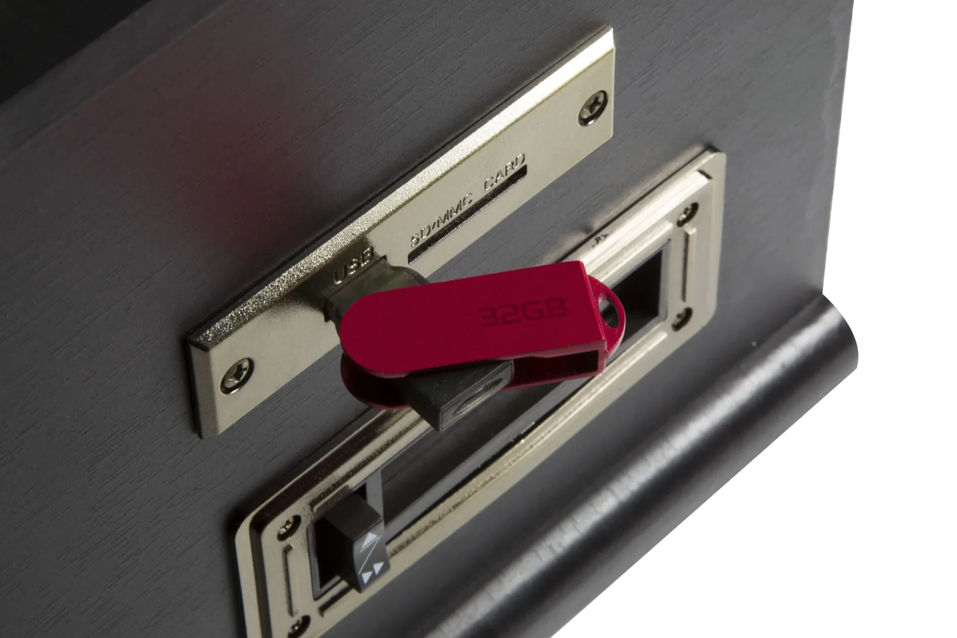 Nostalgie Bluetooth Plattenspieler mit integrierter Digitalisierungsfunktion - 3