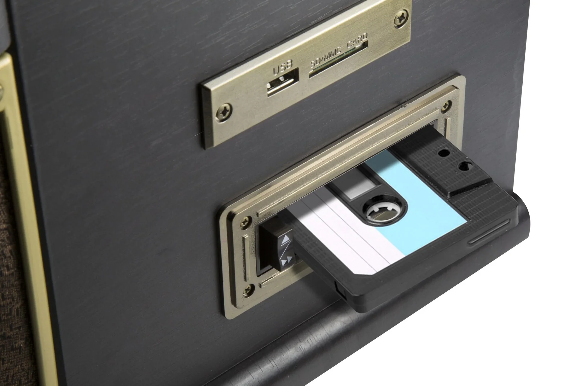 Nostalgie Bluetooth Plattenspieler mit integrierter Digitalisierungsfunktion - 5