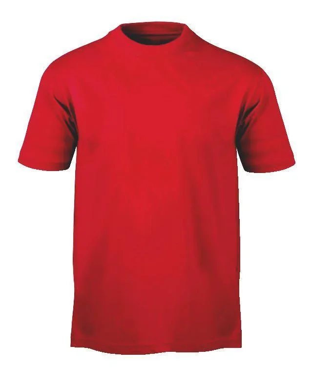 T-Shirt mit Rundhalsausschnitt, Farbe rot Gr.2XL - 2