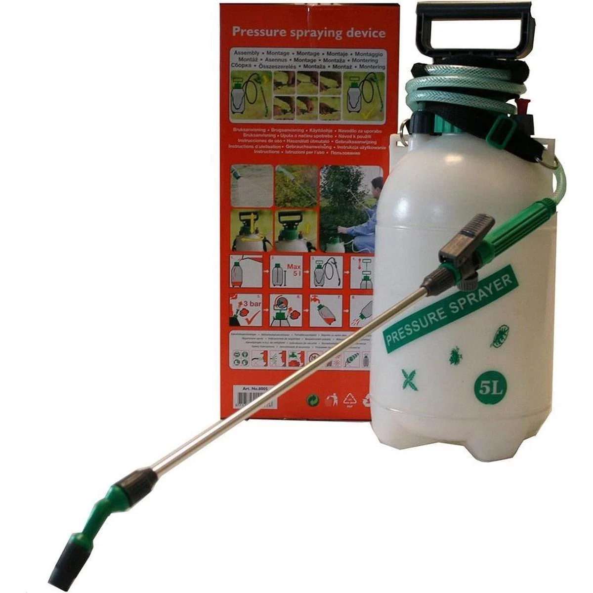 Grüner Pfeil Drucksprüher - 5 Liter - 4
