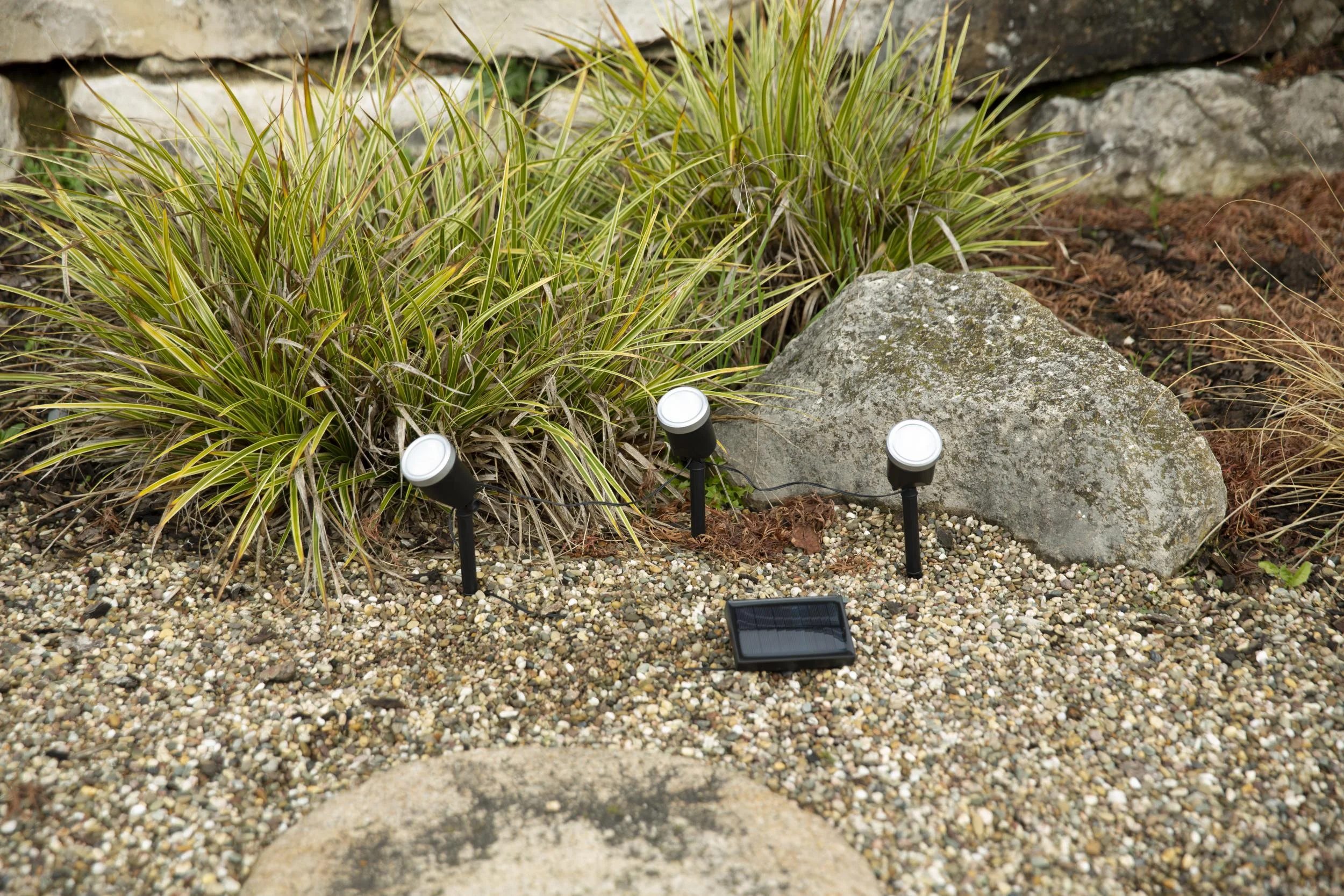 Tony LED Solar Spotleuchte 3er Set - 4
