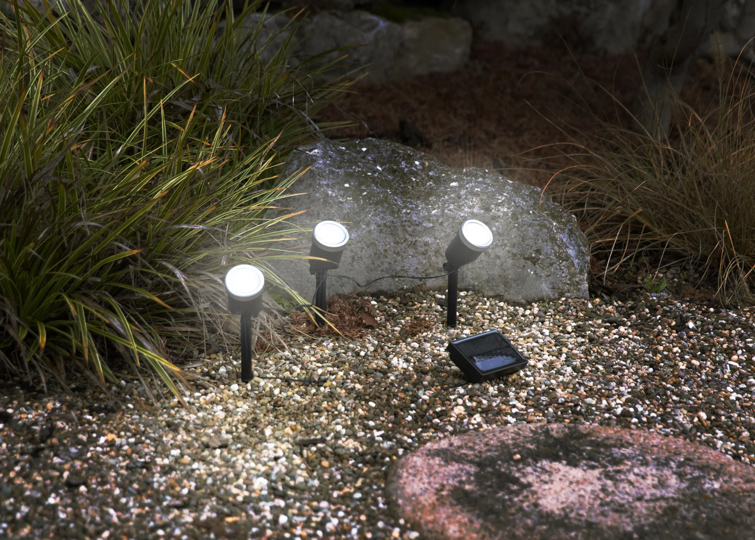 Tony LED Solar Spotleuchte 3er Set - 6