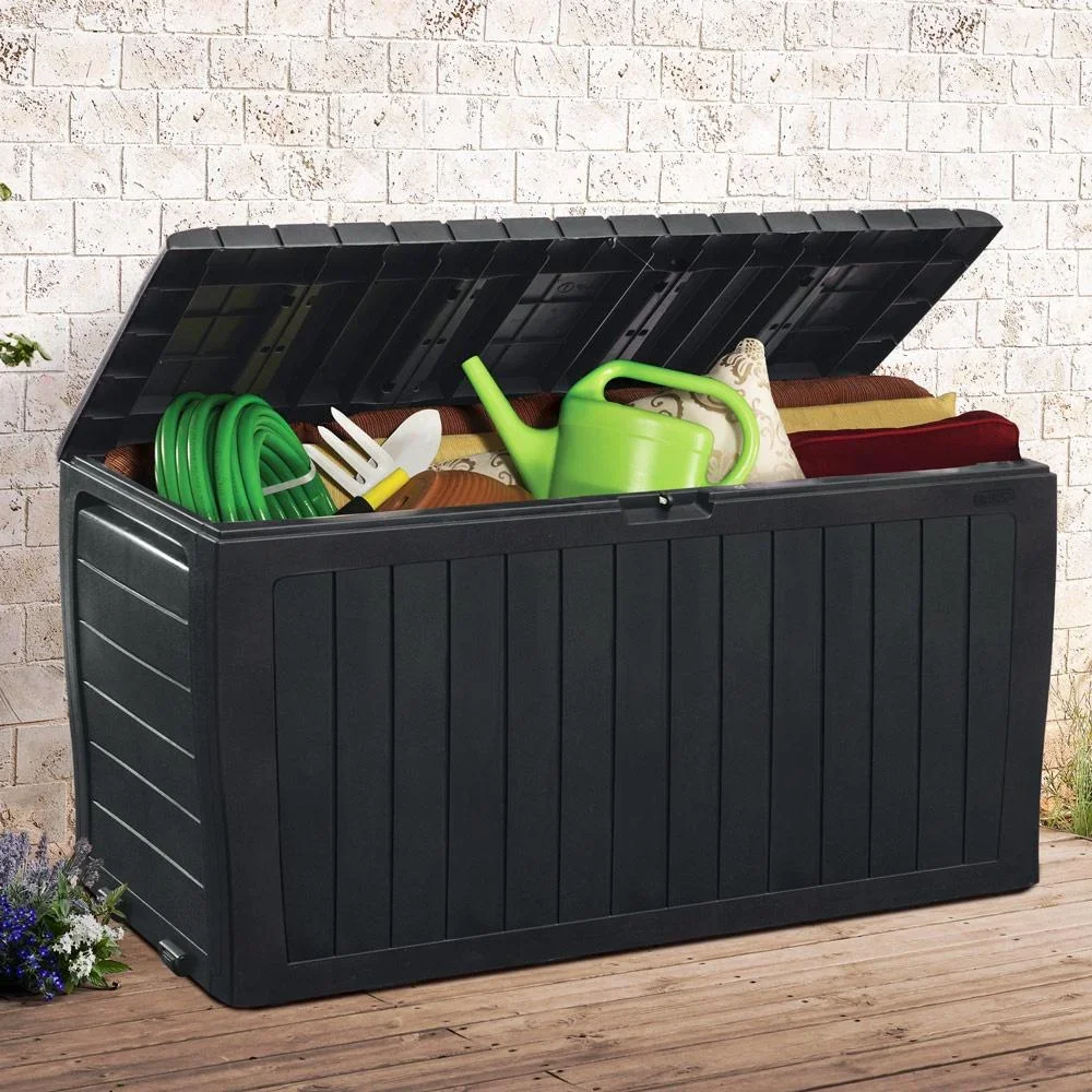 Aufbewahrungsbox Marvel Plus anthrazit 117x45x57cm mit Rollen - 0