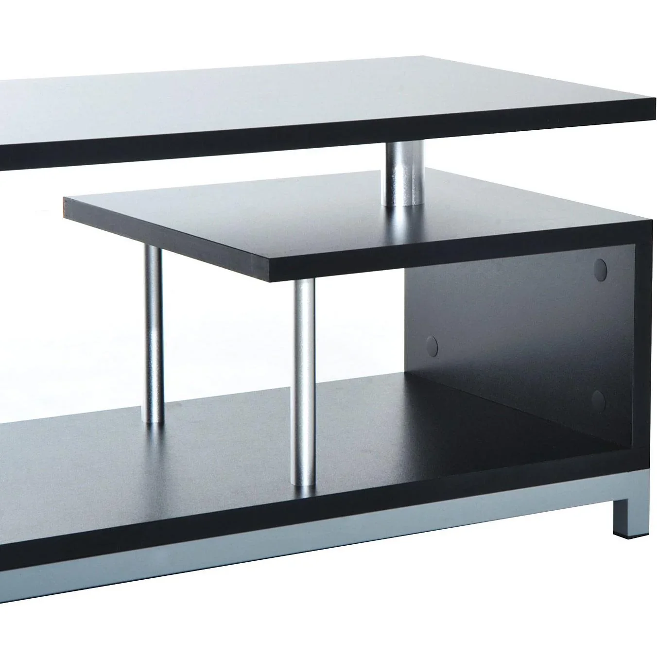 Fernsehtisch TV Lowboard Sideboard Beistelltisch schwarz - 0