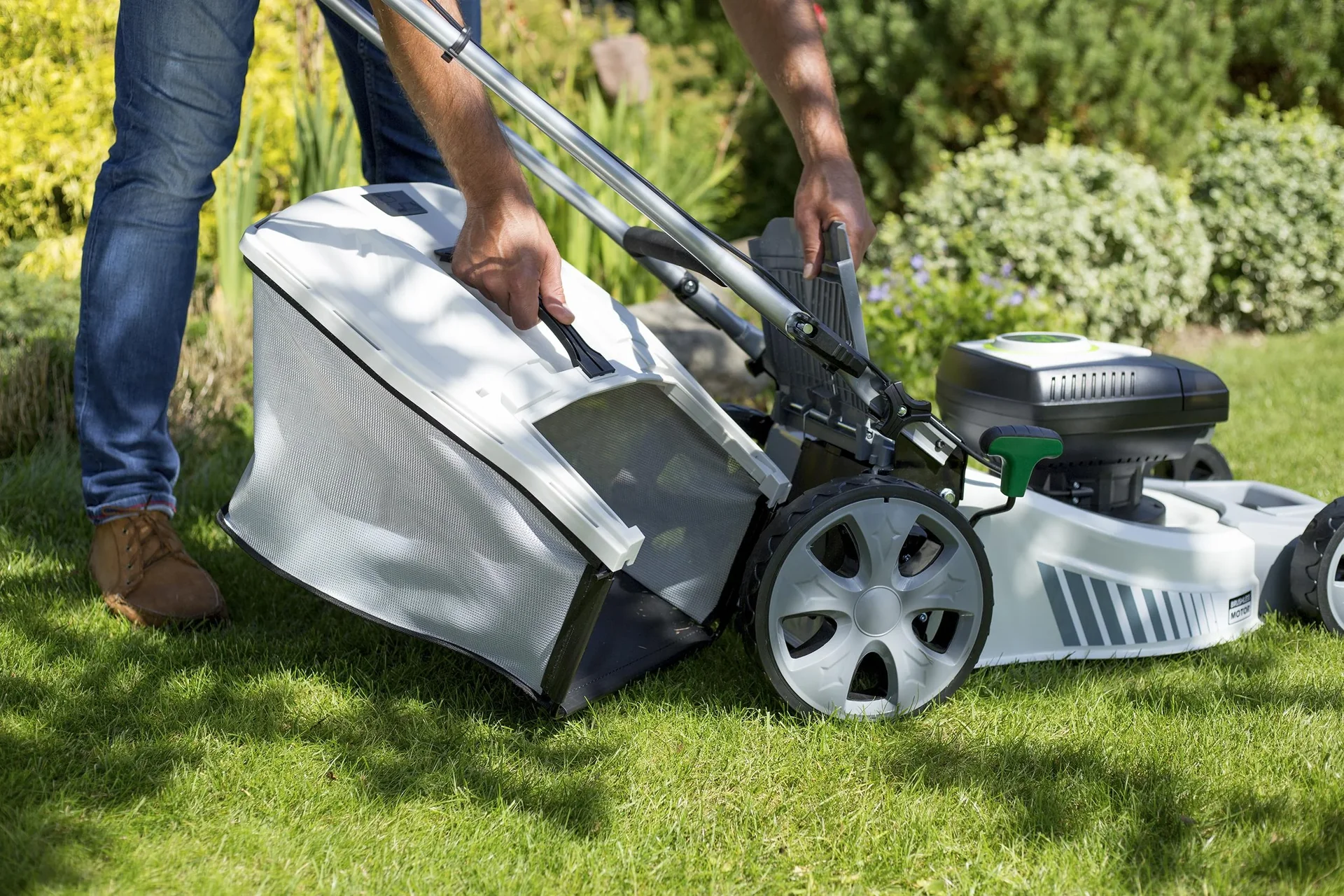 Akku Rasenmäher GM ARM 4046S Schnittbreite 46 cm - inklusive 2 Akkus und Ladegerät. - 2