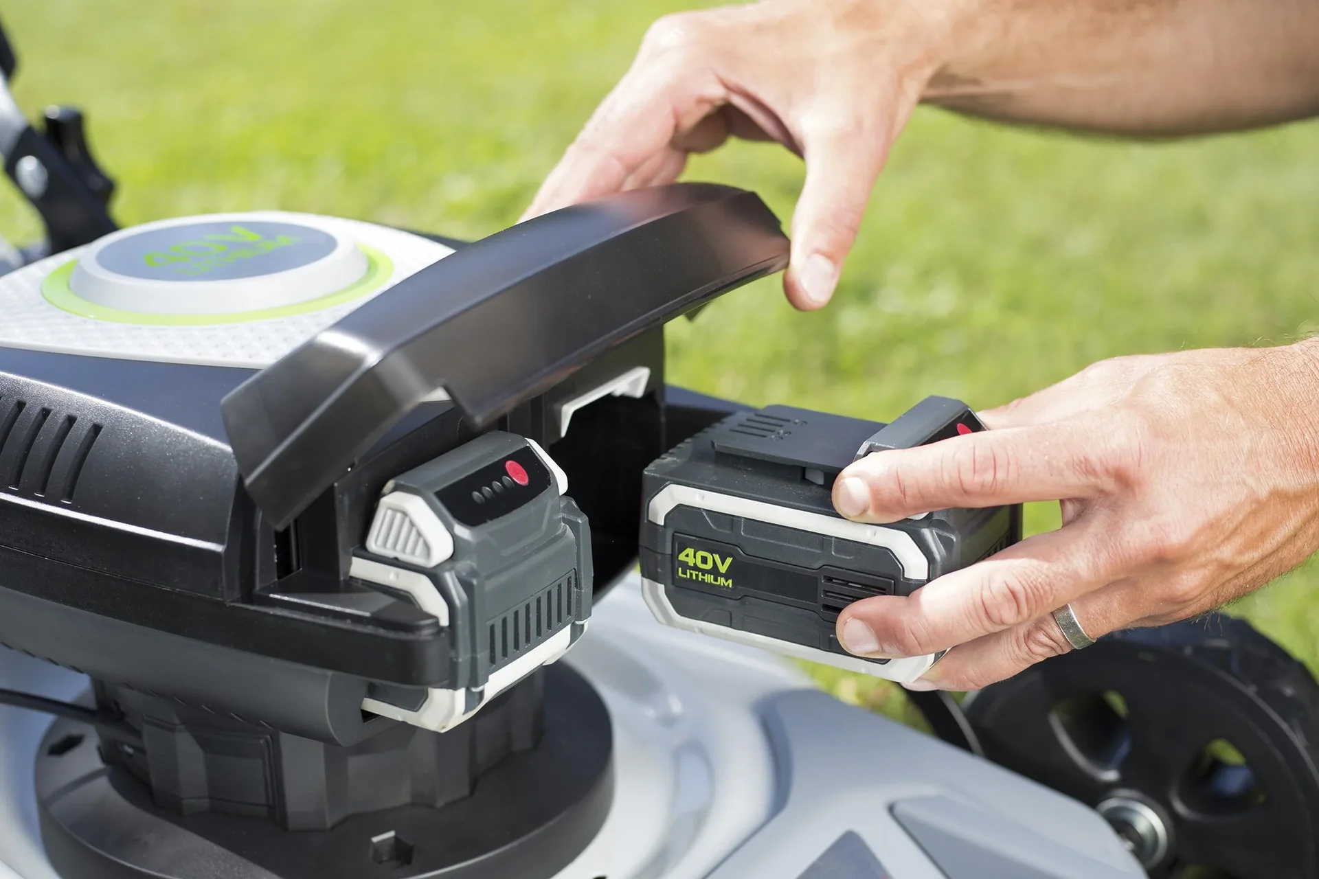 Akku Rasenmäher GM ARM 4046S Schnittbreite 46 cm - inklusive 2 Akkus und Ladegerät. - 6