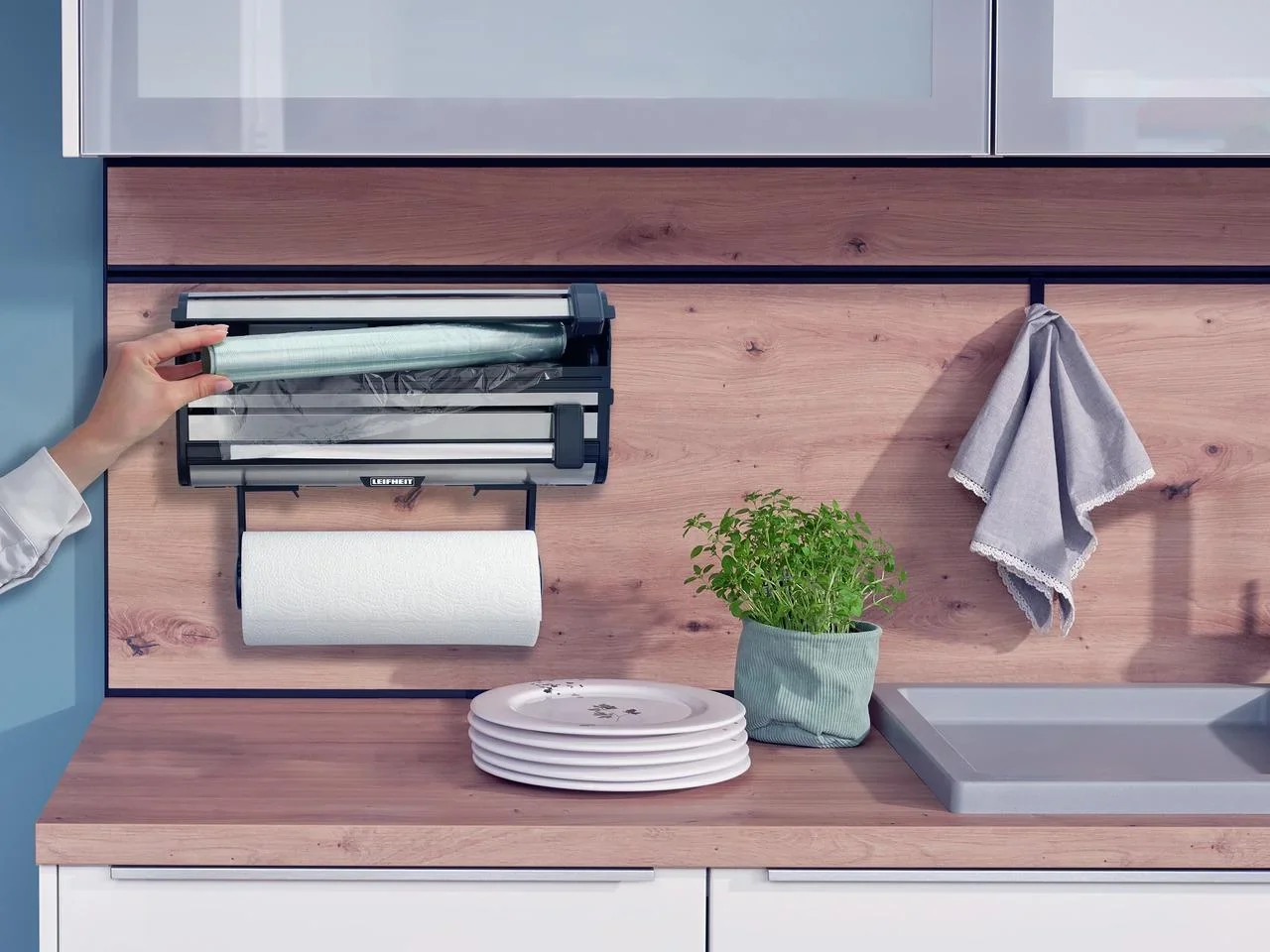 Wandrollenhalter Parat Royal, Edelstahl - 2