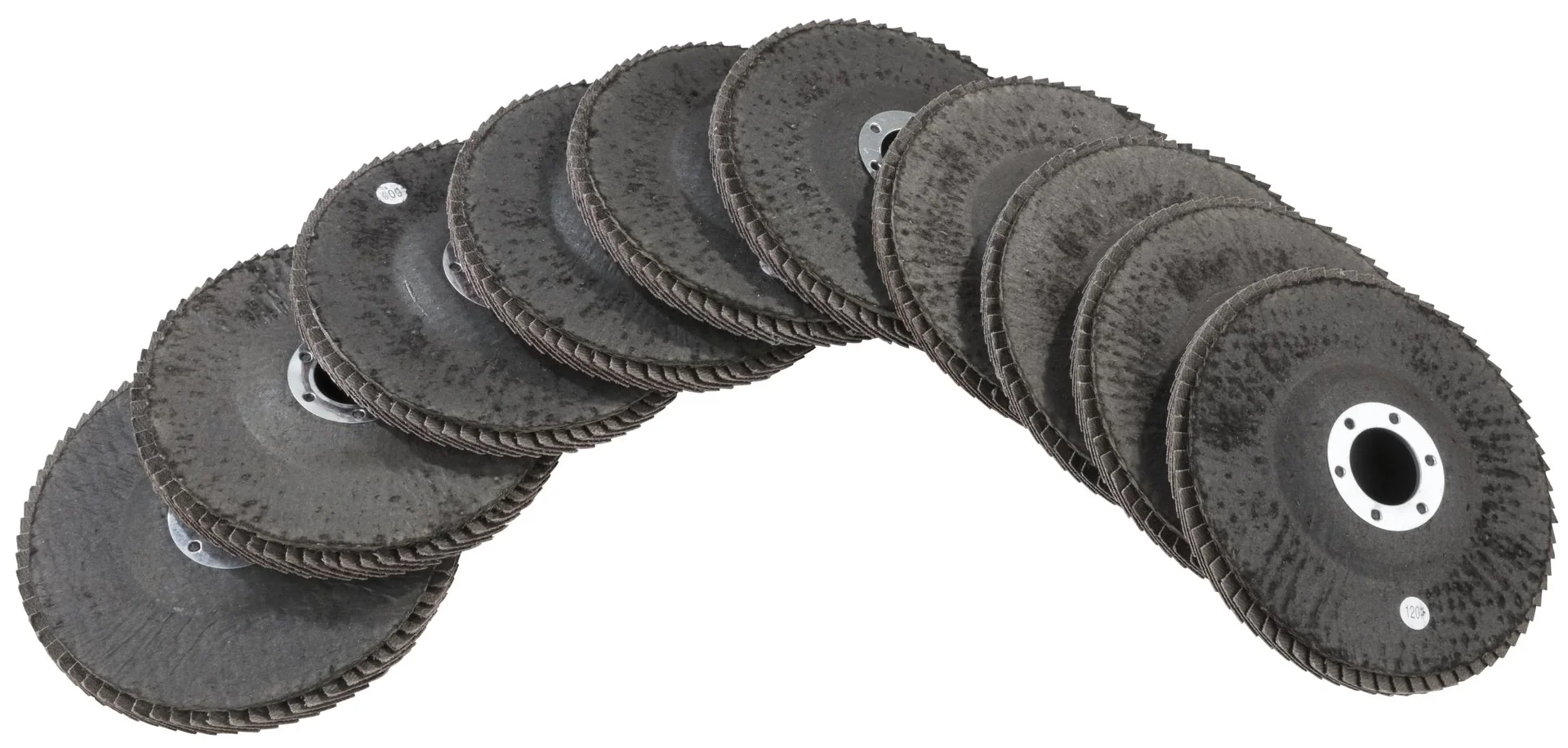 Lamellen Schleifscheiben 125 mm, 10 Stück - 0