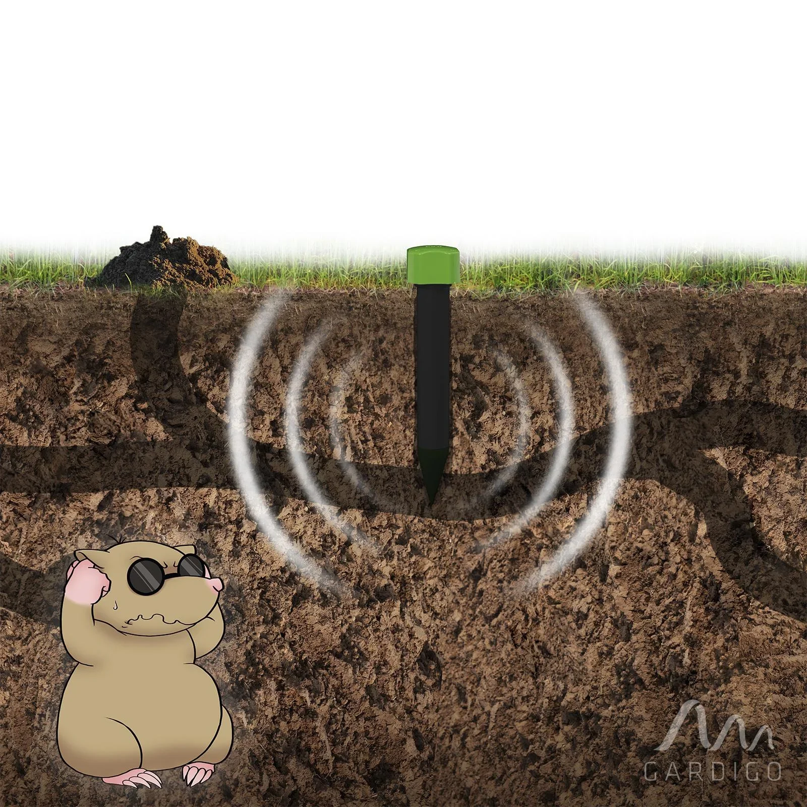 Maulwurf-Schreck Mini - 0