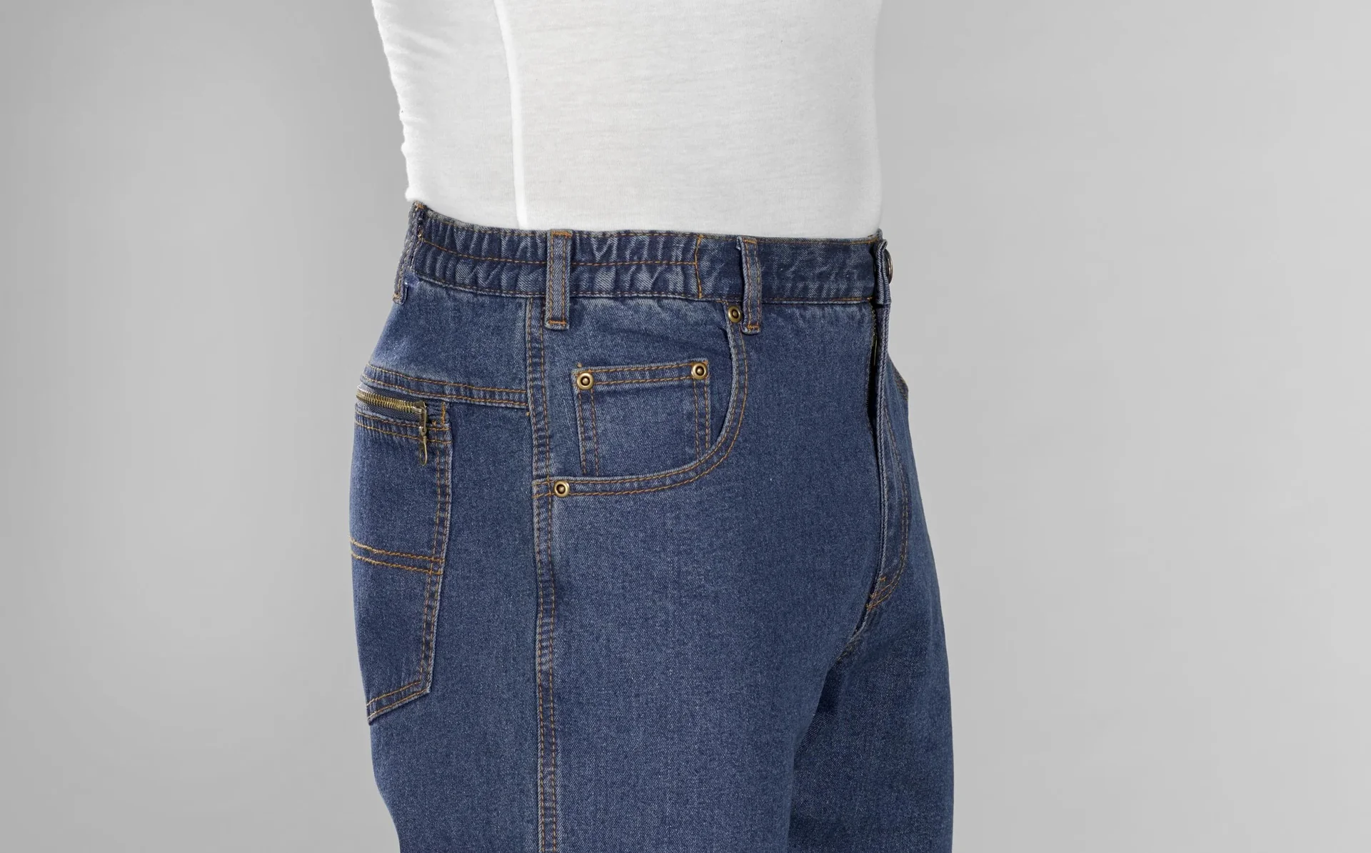 Extraleichte Reisejeans, Farbe blue stone, Gr.27 - 1
