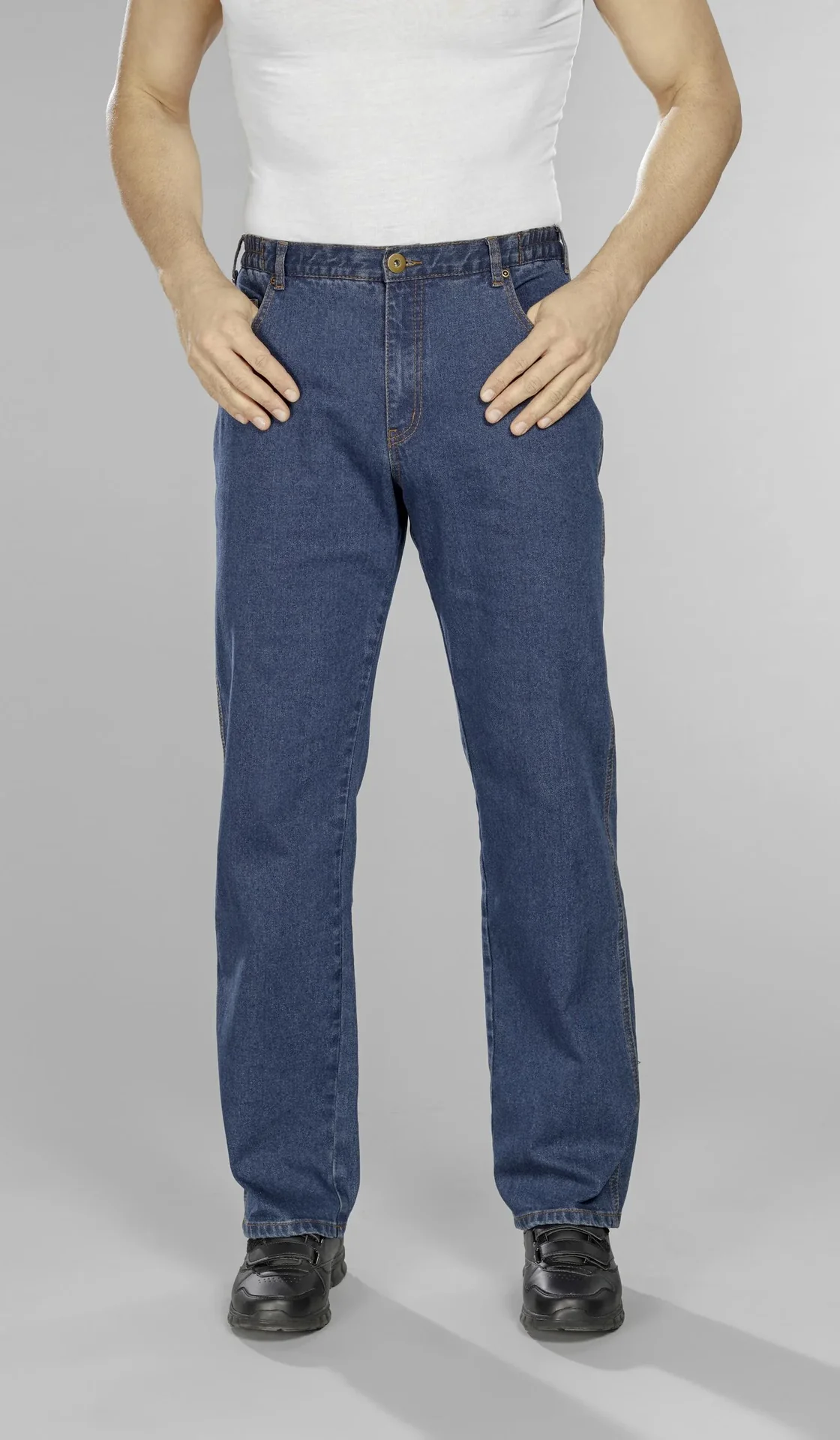 Extraleichte Reisejeans, Farbe blue stone, Gr.27 - 5