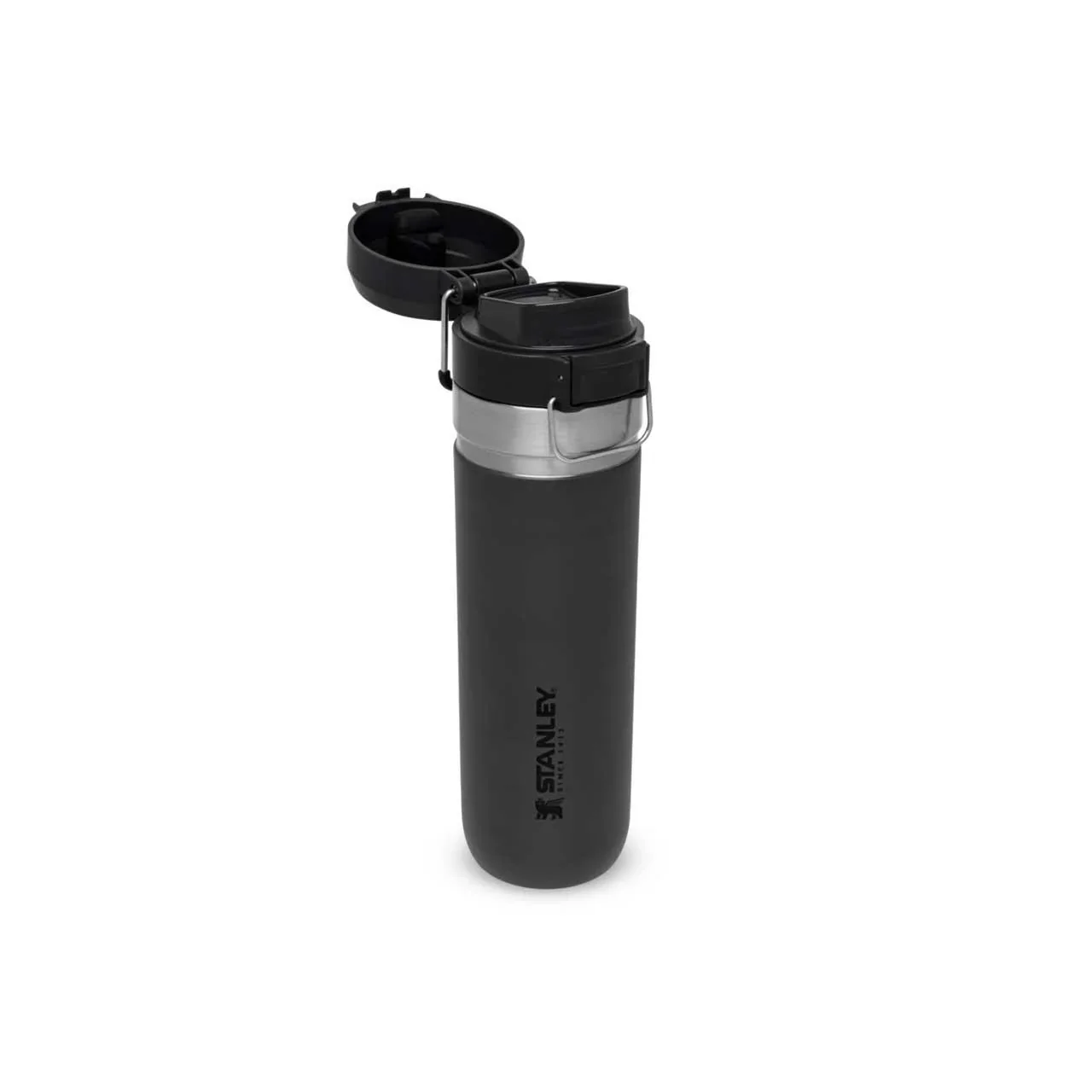 Quick Flip Water Bottle 0,7 l, Charcoal, Vakuumisolierung, Sicherheitsverschluss - 3