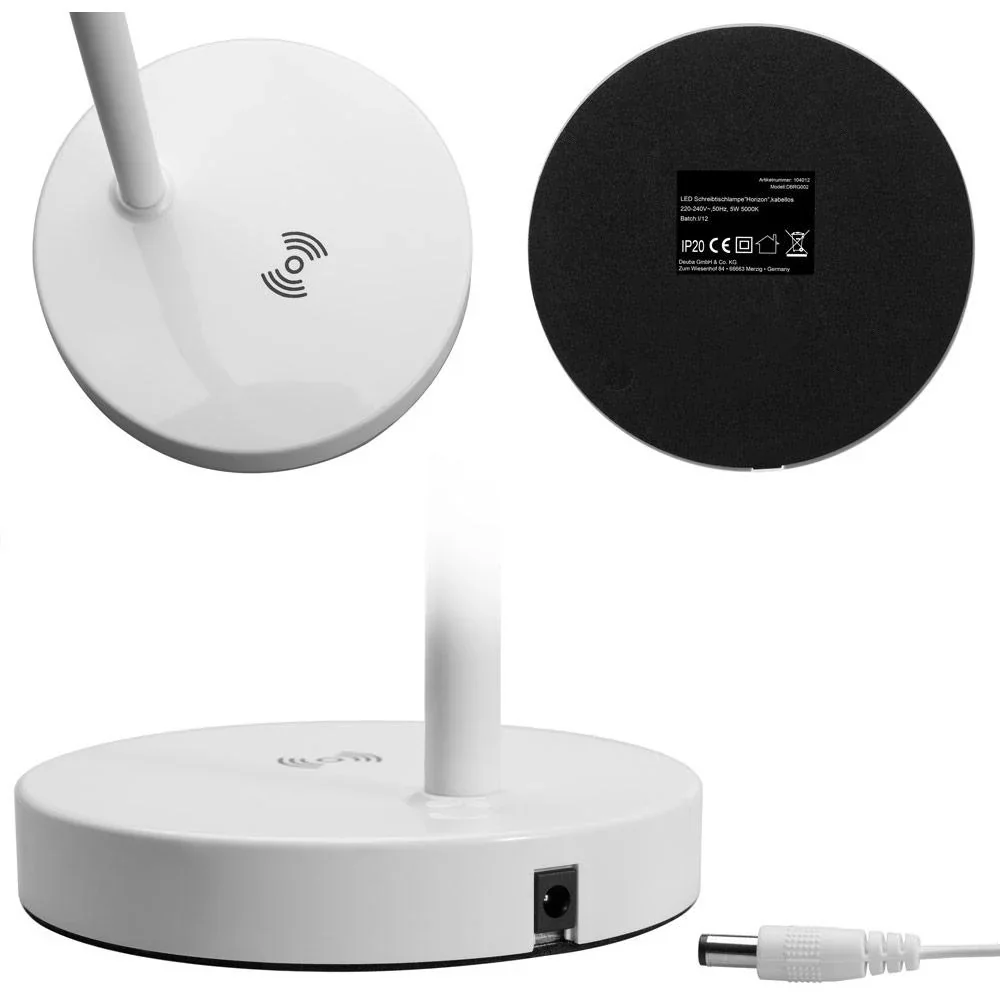 LED-Schreibtischlampe mit Telefon-Ladegerät - 0