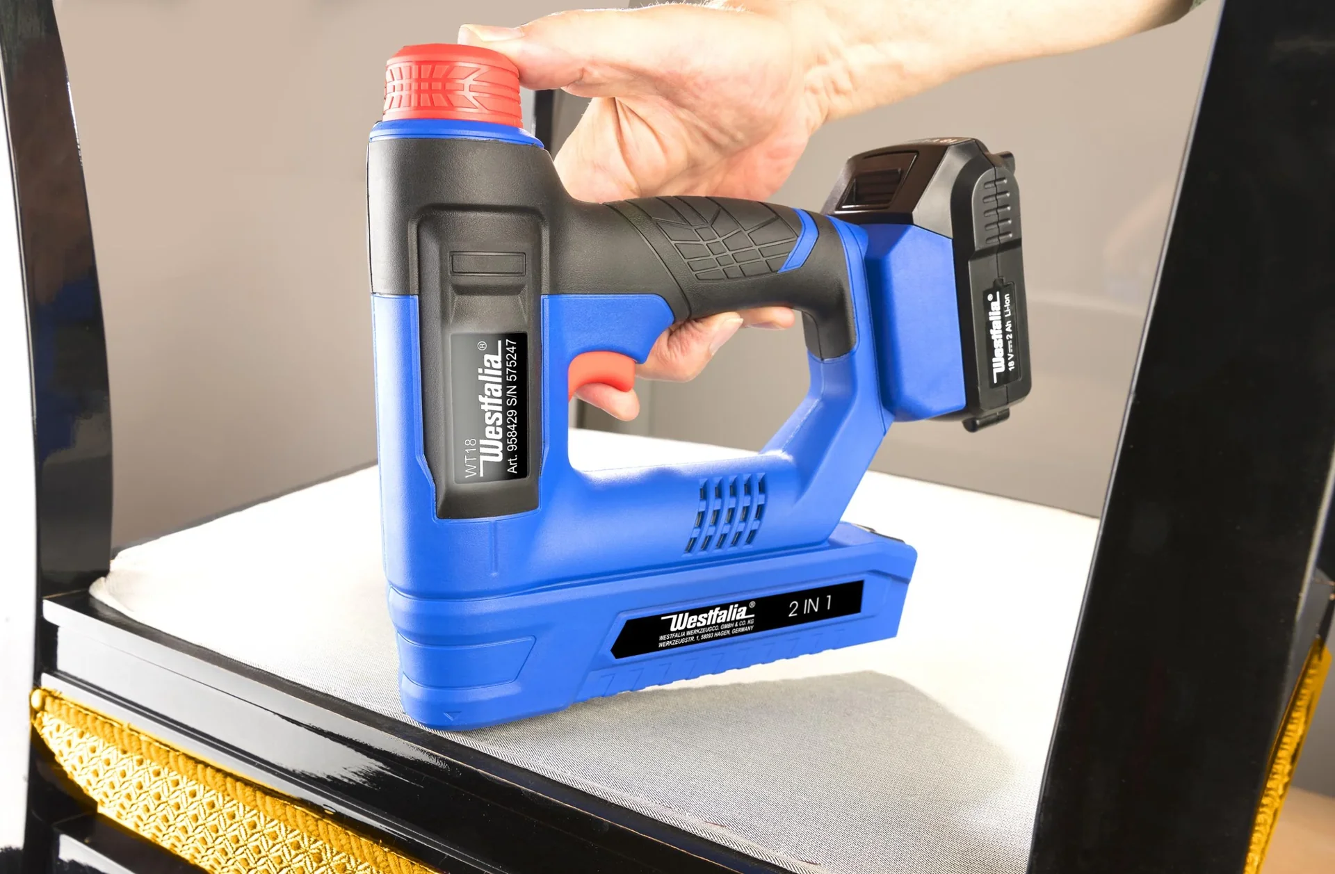 Akku Tacker 2 in 1 18 Volt Li-Ion WT18 - ohne Akku und Ladegerät - - 1