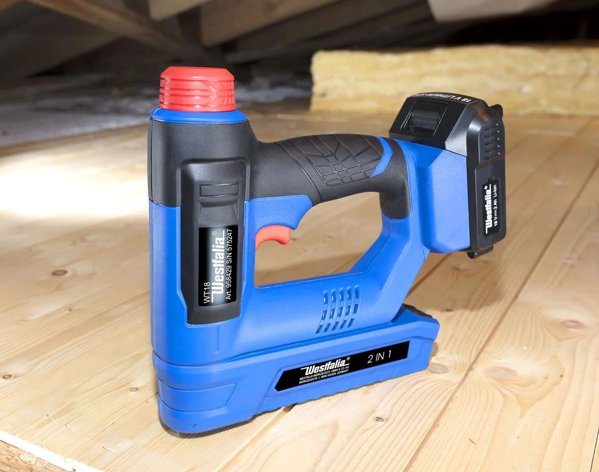 Akku Tacker 2 in 1 18 Volt Li-Ion WT18 - ohne Akku und Ladegerät - - 2