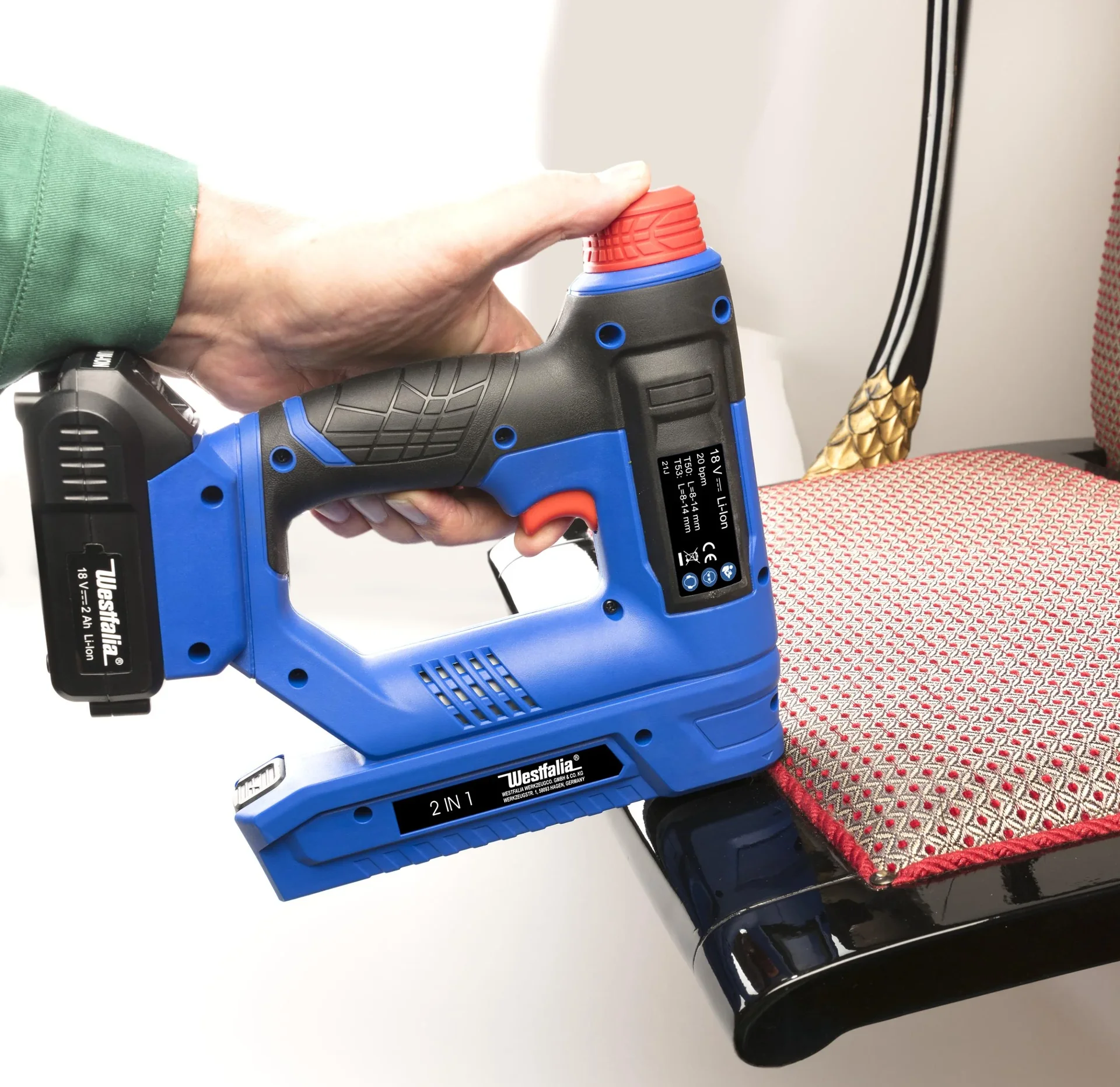 Akku Tacker 2 in 1 18 Volt Li-Ion WT18 - ohne Akku und Ladegerät - - 3