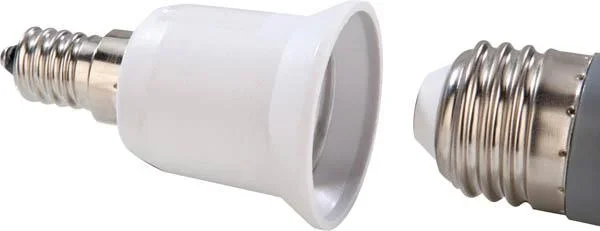 Adapter E14 auf E27 Sockel, 3 Stück - 1