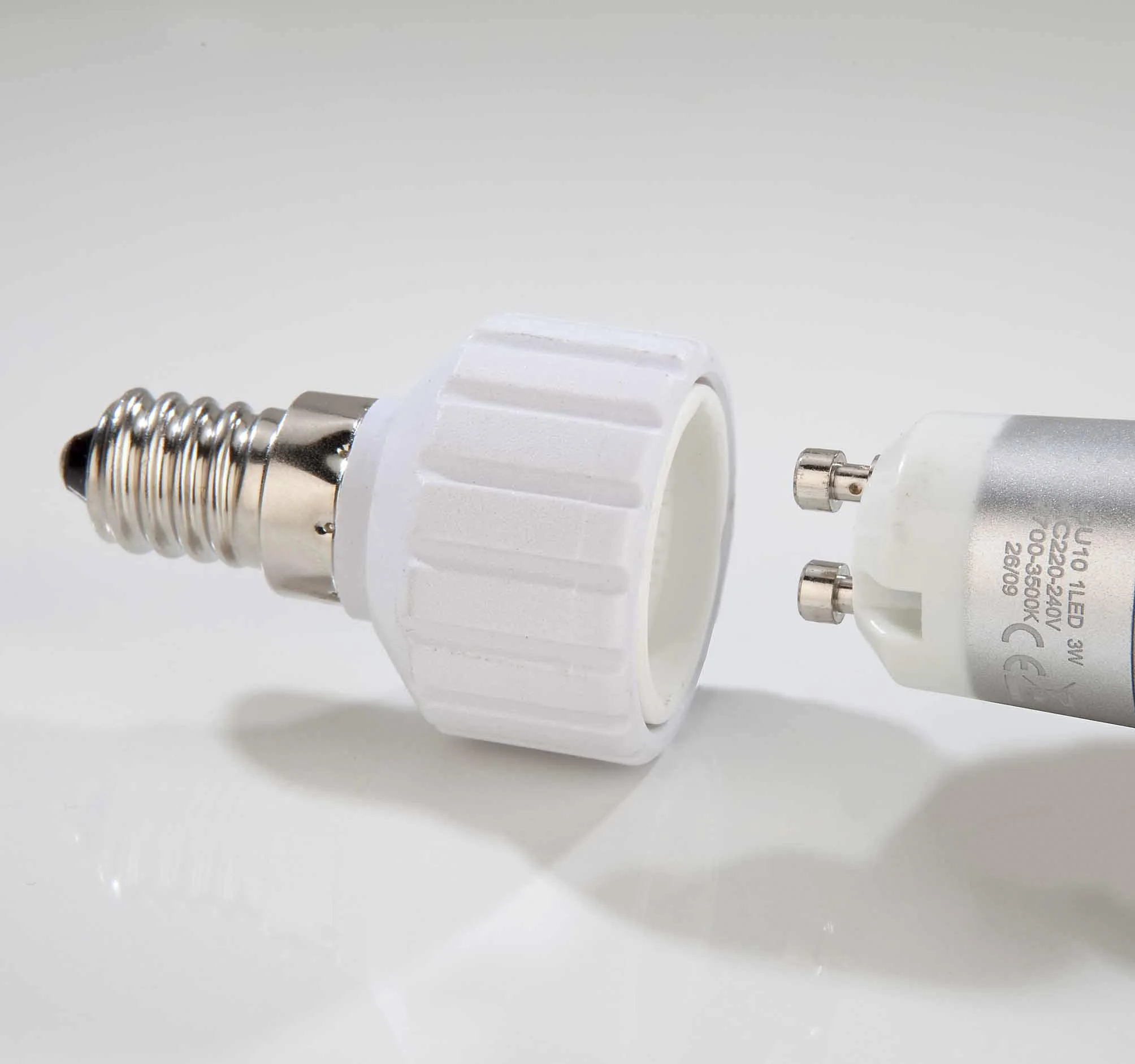 Adapter E14 auf E27 Sockel, 3 Stück - 5