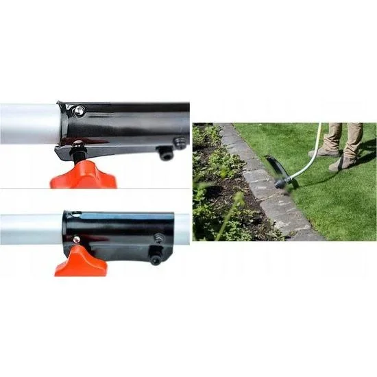 Benzin-Grasschneider mit teilbarem Schneidausleger und Kinzo Gartenabfallsack 30L - 40cm Schnittbreite - 5