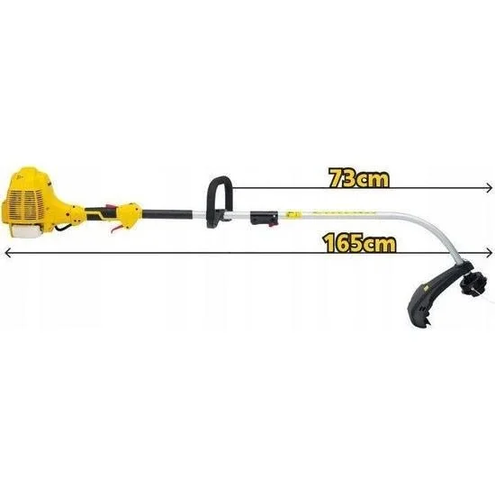 Benzin-Grasschneider mit teilbarem Schneidausleger und Kinzo Gartenabfallsack 30L - 40cm Schnittbreite - 7