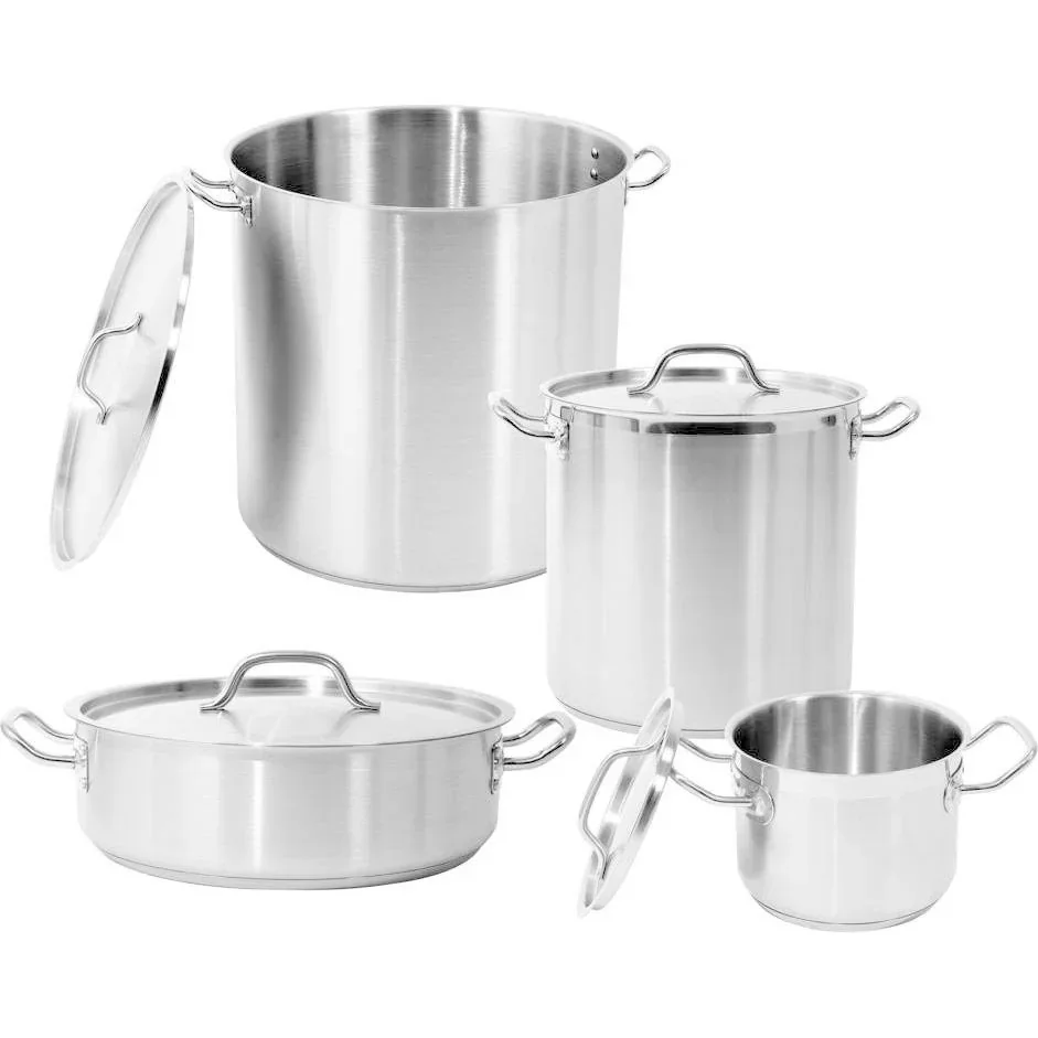 NL Suppentopf aus Edelstahl - Ø24 x 20 cm - 9L - Für alle Herdarten - 3