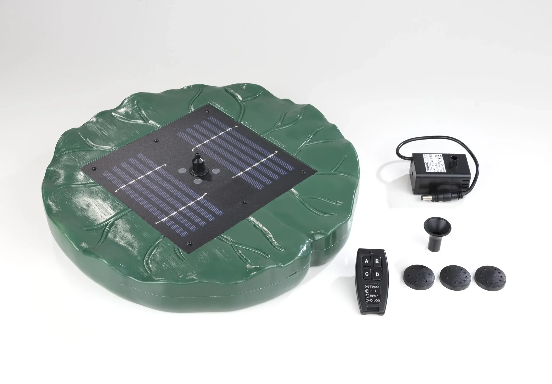 Solarfontäne Lilie mit Fernbedienung - 3