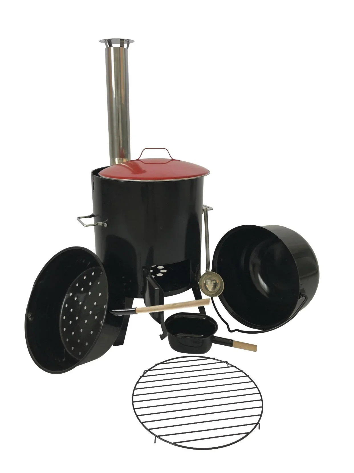 Gulaschkanone, Gulaschofen, Eintopfofen, "Szeged" + GRATIS dazu: Schöpfkelle, Edelstahl, 23 cm - 4