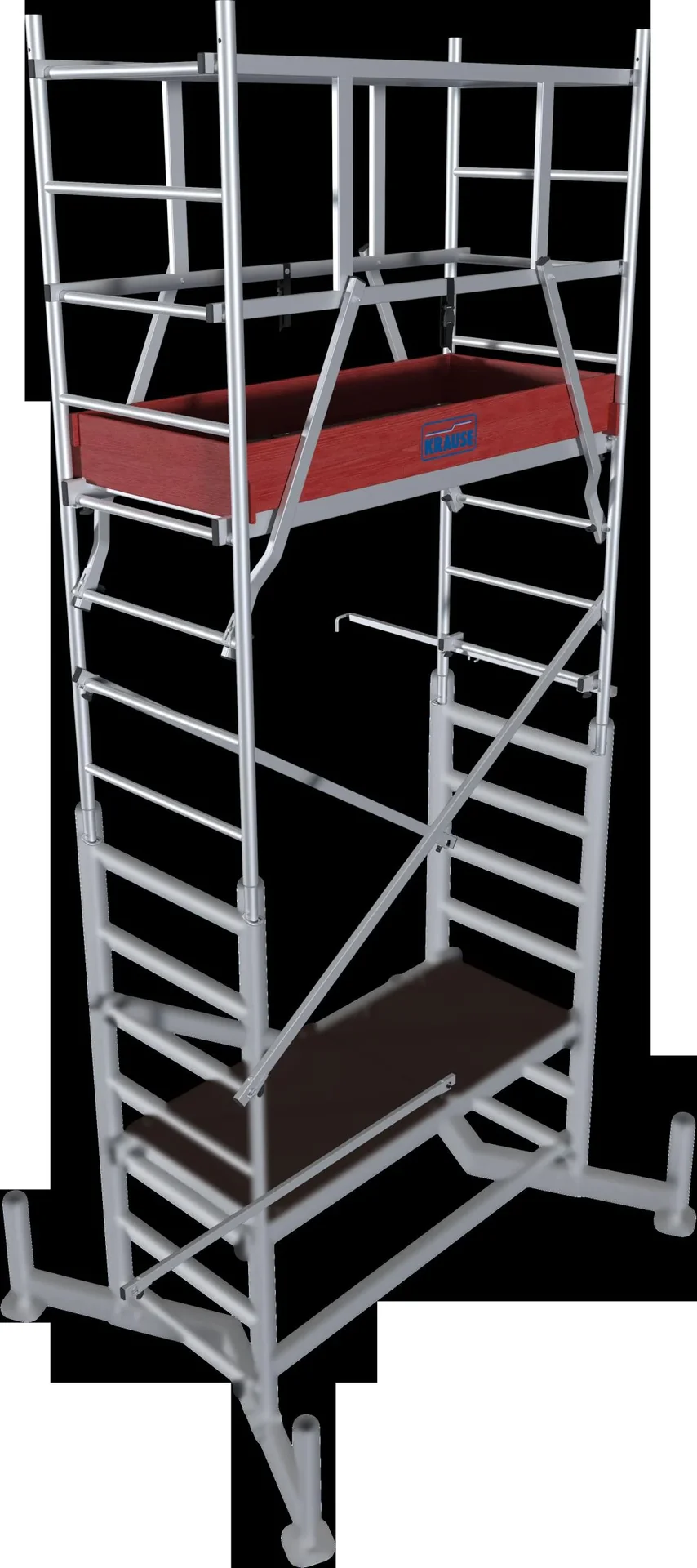 MONTO ClimTec Alu-Arbeitsgerüst, 1. Aufstockung, Arbeitshöhe ca. 5 m - 0