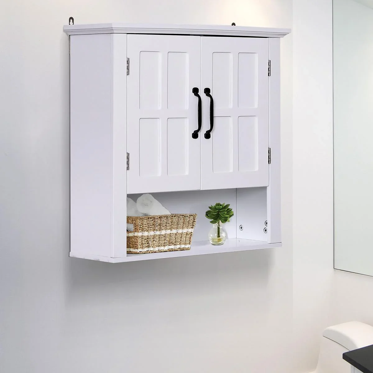 Hängeschrank mit vestellbaren Einlegeboden weiß - 7