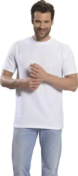 T-Shirt mit Rundhalsausschnitt, Farbe weiß Gr.M - 8