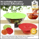 Aufbewahrungsdeckel aus Silikon, groß, 3 Stück - 2