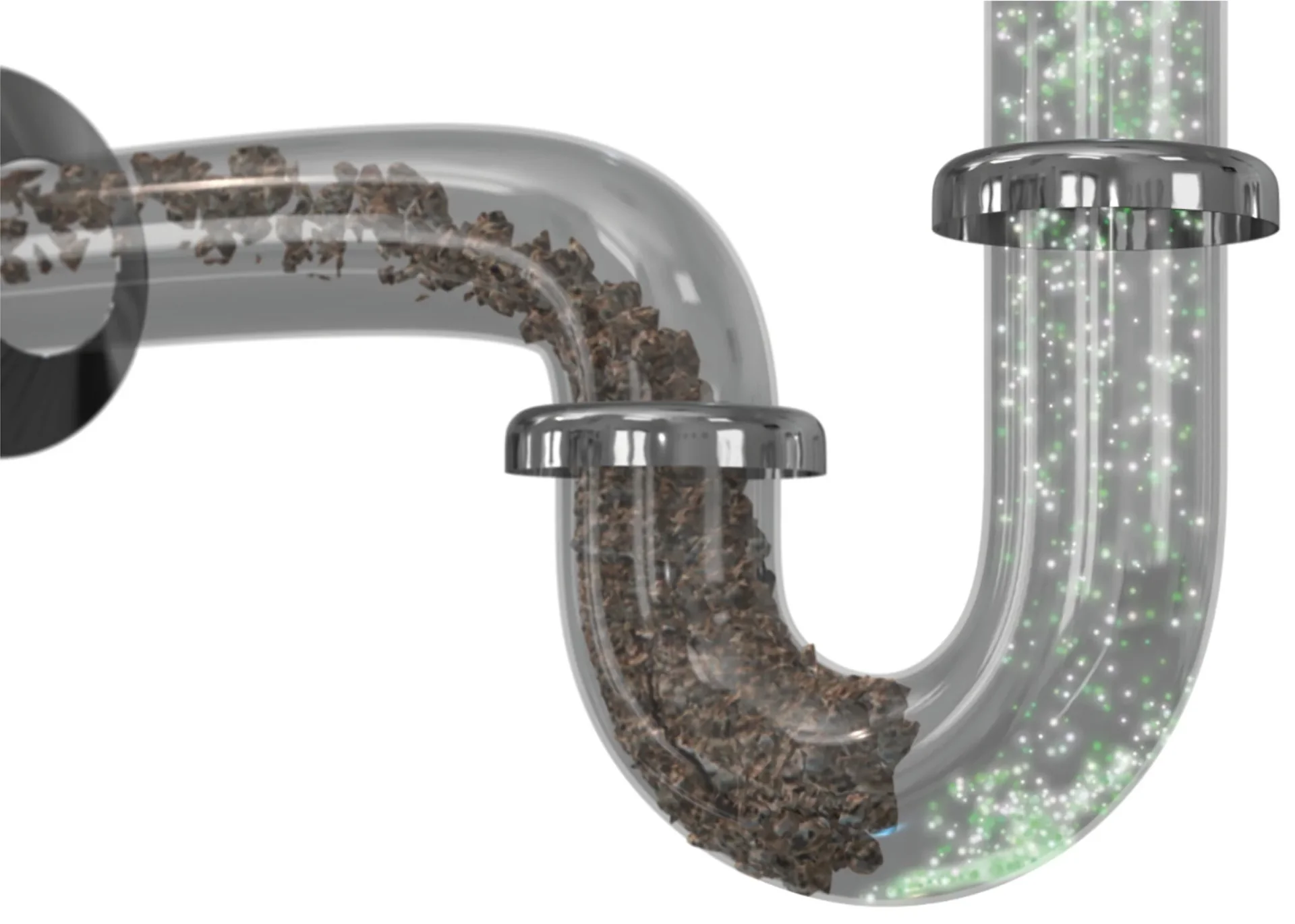 Abfluss- und Rohr-Reiniger, Pulver mit Zitronen-Duft, 1 kg - 2