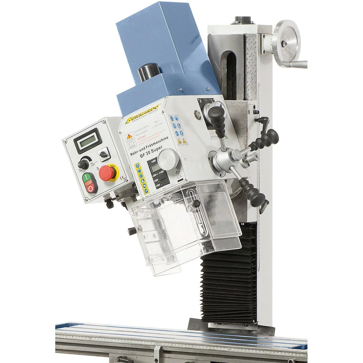 Bernardo BF 30 Super-Bohr- und Fräsmaschine + X-Feed und digitale - 6