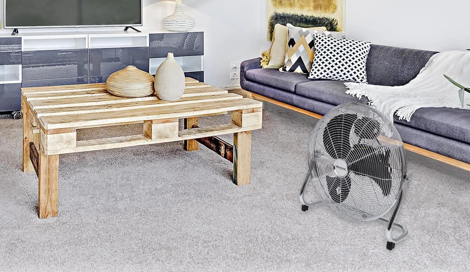 Bodenventilator, Windmaschine 14" Ventilator - 1