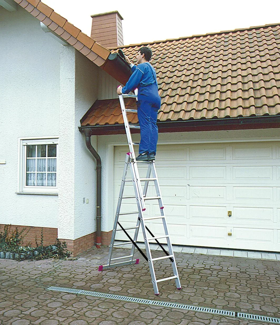 CORDA Vielzweckleiter, 3 X 7 Sprossen - 1