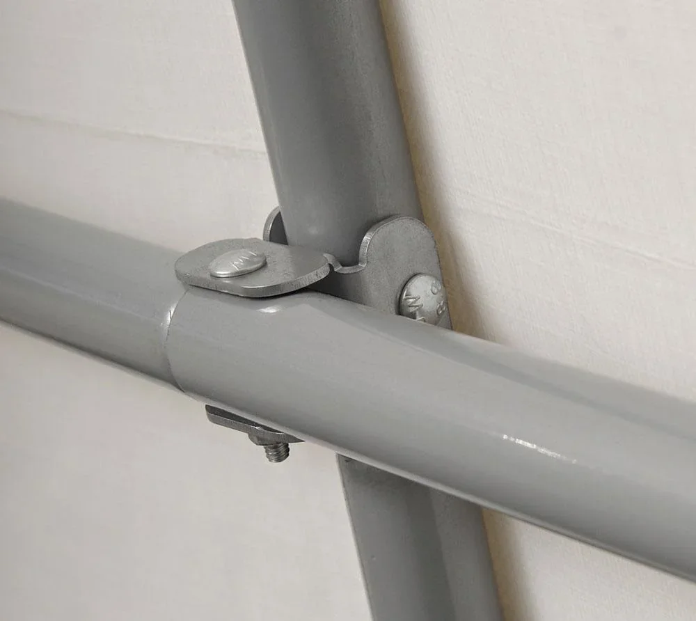 Gewächshaus Gewächshaus 4,32 m² 180x240x200 cm Weiß - 2